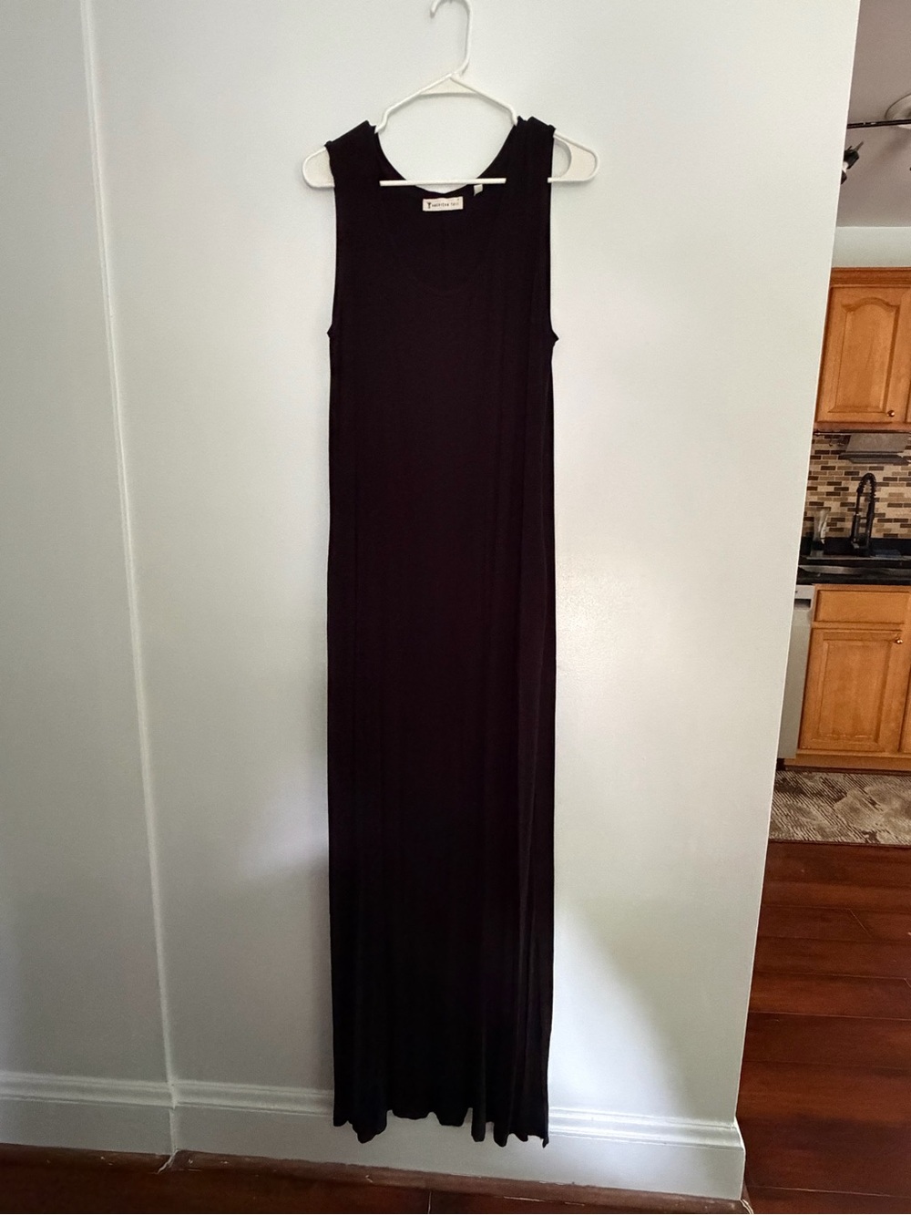 American Tall Black Maxi Dress with Pockets Large Extra Tall